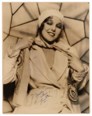 Lot #579 Loretta Young Signed Oversized Photograph by Elmer Fryer - Image 1