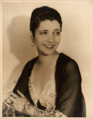 Lot #541 Kay Francis Signed Oversized Photograph by Elmer Fryer - Image 1