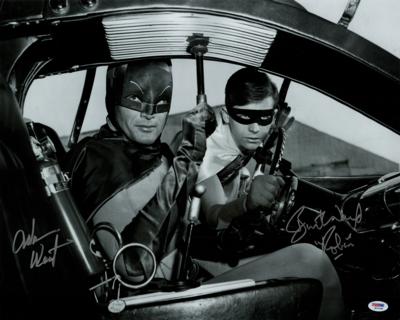 Lot #524 Batman: Adam West and Burt Ward Signed