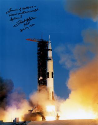 Lot #320 Fred Haise Signed Photograph - Image 1