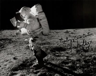 Lot #335 Edgar Mitchell Signed Photograph - Image 1