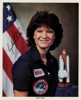 Lot #341 Sally Ride Signed Photograph - Image 1