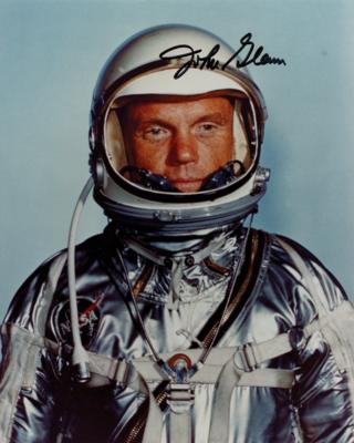 Lot #317 John Glenn Signed Photograph - Image 1