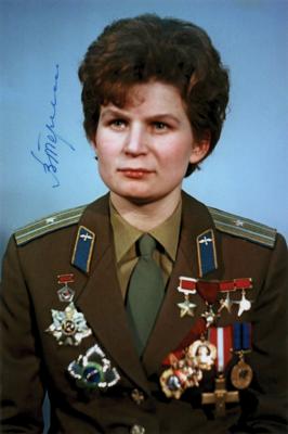 Lot #357 Valentina Tereshkova Signed Photograph - Image 1