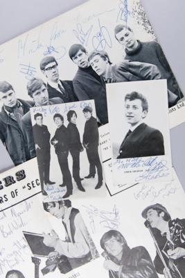 Lot #451 1960s Rock and Roll (4) Signed Items –