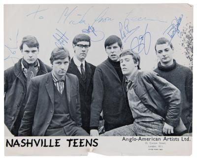 Lot #451 1960s Rock and Roll (4) Signed Items – The Kinks, Chick Graham, Downliners Sect, and The Nashville Teens - Image 3