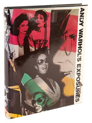 Lot #374 Andy Warhol Twice-Signed Book - Andy Warhol's Exposures - Image 4