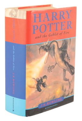 Lot #398 J. K. Rowling Signed First Edition Book - Harry Potter and the Goblet of Fire - Image 3