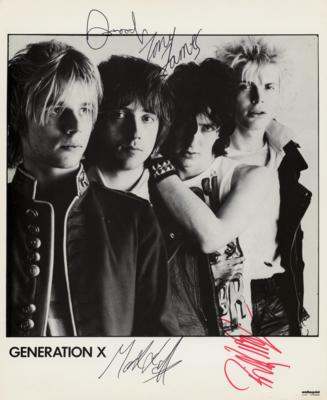 Lot #502 Generation X Signed Photograph - Image 1