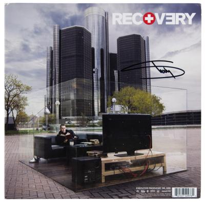 Lot #505 Eminem Signed Album - Recovery - Image 1