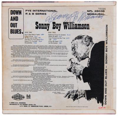 Lot #448 Sonny Boy Williamson Signed Album - Down
