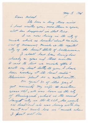Lot #158 Lee Harvey Oswald Autograph Letter Signed on Life in the Soviet Union and His New Wife - Image 2