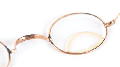 Lot #133 Robert Todd Lincoln's Brass Bifocal Glasses - From the Collection of Dr. John K. Lattimer - Image 6