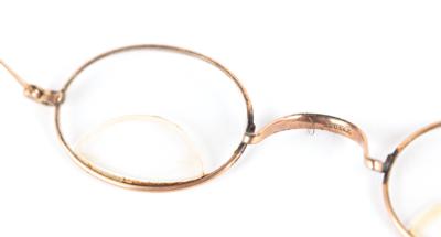 Lot #133 Robert Todd Lincoln's Brass Bifocal Glasses - From the Collection of Dr. John K. Lattimer - Image 7