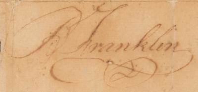 Lot #131 Benjamin Franklin Document Signed as President of Pennsylvania, Assigning a Justice to "the county court of Common Pleas" - Image 3
