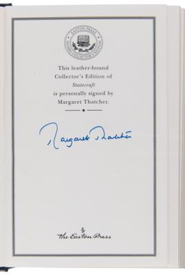 Lot #241 Margaret Thatcher Signed Book - Statecraft (Collector's Edition) - Image 4