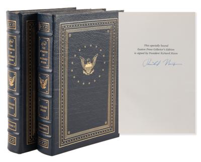 Lot #105 Richard Nixon Signed Book - RN: The