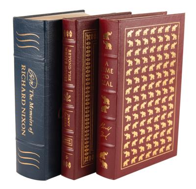 Lot #107 Richard Nixon, Gerald Ford, and Jimmy Carter (3) Signed Books - All Collector's Editions from Easton Press - Image 1