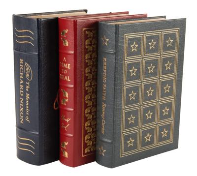 Lot #108 Richard Nixon, Gerald Ford, and Jimmy Carter (3) Signed Books - All Collector's Editions from Easton Press - Image 1