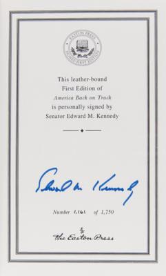 Lot #218 Politics (3) Limited Edition Signed Books with Ted Kennedy, James Carville, Paul Begala, and James A. Baker III - Image 2