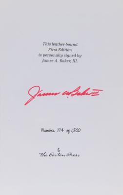 Lot #218 Politics (3) Limited Edition Signed Books with Ted Kennedy, James Carville, Paul Begala, and James A. Baker III - Image 4