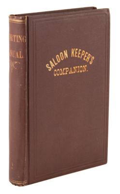 Lot #586 Baseball: The Saloon Keeper's Companion,