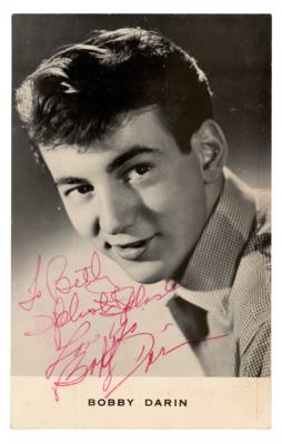 Lot #463 Bobby Darin Signed Photograph - Image 1