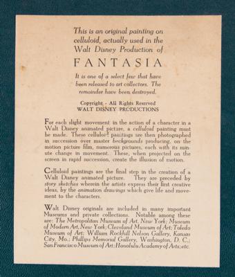 Lot #378 Mushroom dancers production cel from Fantasia's 'Nutcracker Suite' segment (Walt Disney Studios, 1940) - Image 4