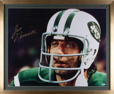 Lot #602 Joe Namath Oversized Signed Photograph - Image 2