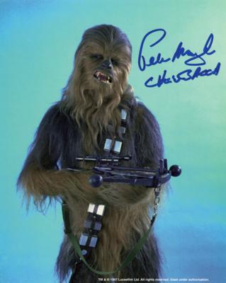 Lot #574 Star Wars: Peter Mayhew Signed Photograph - Image 1