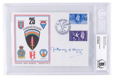Lot #265 Montgomery of Alamein Signed V-E Day