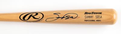 Lot #614 Sammy Sosa Signed Baseball Bat