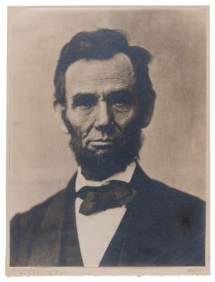 Lot #82 Abraham Lincoln 'Gettysburg Portrait'