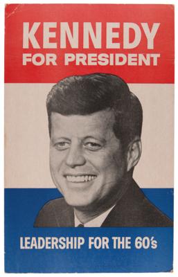 Lot #80 John F. Kennedy 1960 Presidential Campaign Poster - Image 1