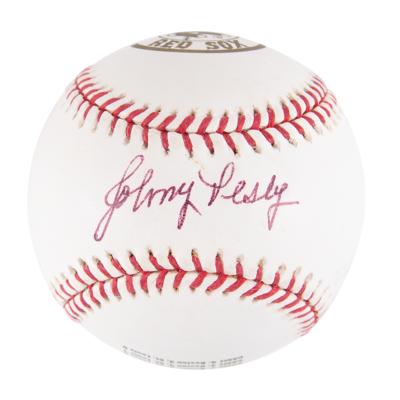 Lot #587 Boston Red Sox Stars - (9) Signed Baseballs from the Personal Collection of Johnny Pesky - Image 10