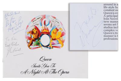 Lot #433 Queen Signed Program: 'A Night at the Opera' - Image 1