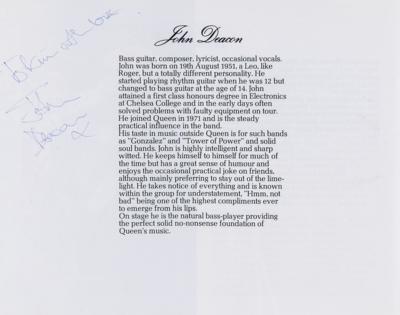 Lot #433 Queen Signed Program: 'A Night at the Opera' - Image 4