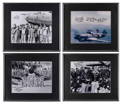 Lot #271 WWII Aviators (4) Signed Photographs