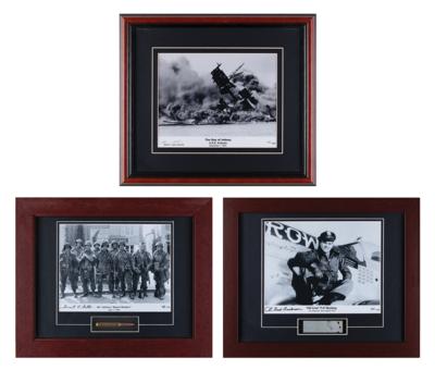 Lot #272 WWII Heroes (3) Signed Photographs