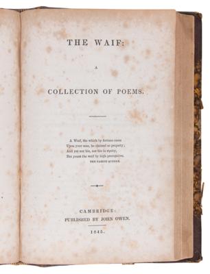 Lot #414 Henry W. Longfellow: First/Early Printings of 'The Waif,' 'The Belfry of Bruges,' and 'Evangeline' - Image 4