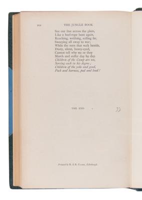 Lot #412 Rudyard Kipling: The Jungle Book and The Second Jungle Book (First Editions, Finely Bound) - Image 3