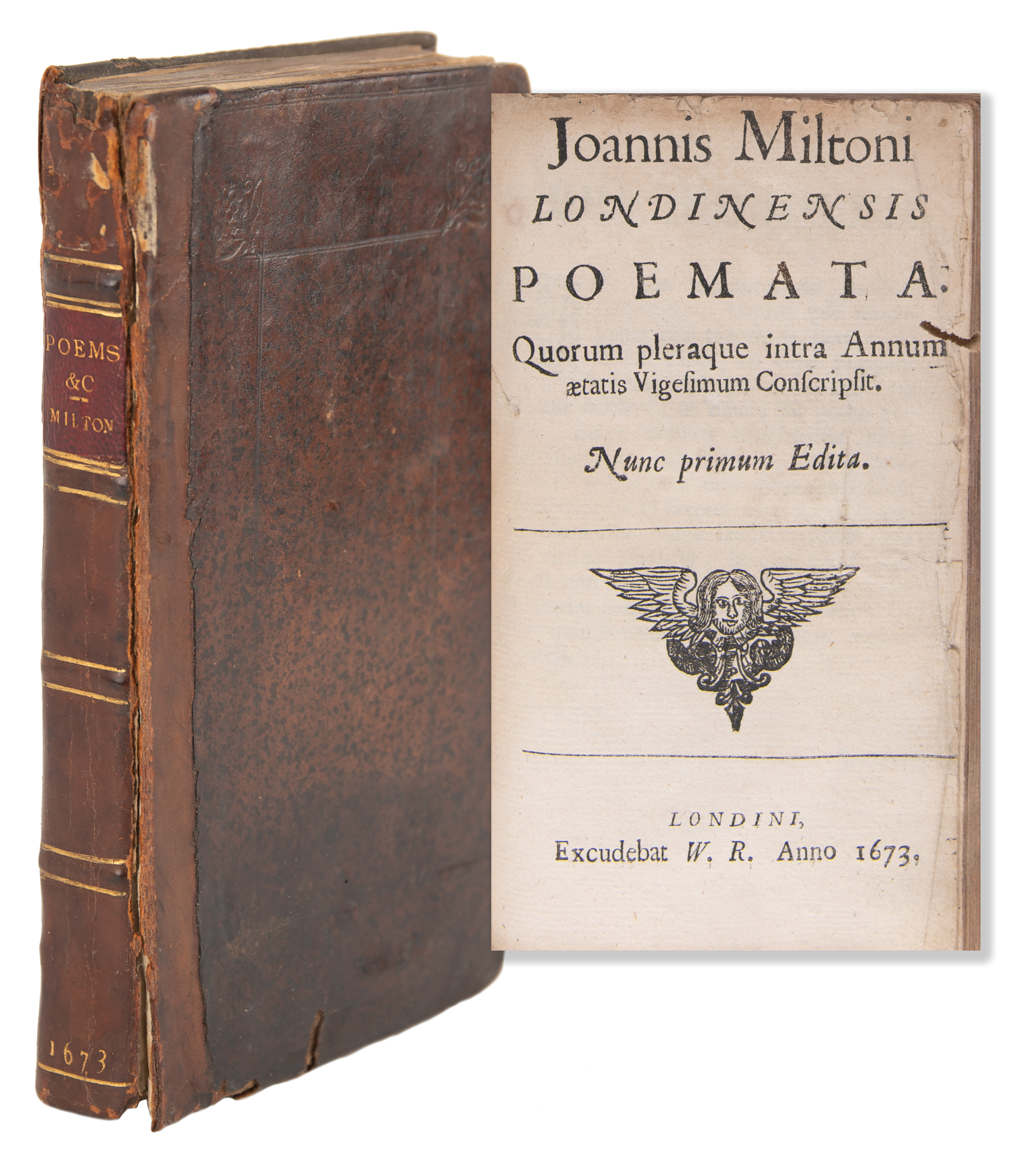 Lot #415 John Milton: Poems, &c. Upon Several