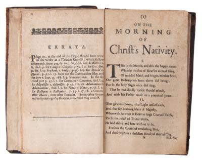 Lot #415 John Milton: Poems, &c. Upon Several Occasions (Second Edition, 1673) - Image 3