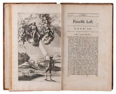 Lot #416 John Milton: Paradise Lost (Fourth Edition, First Illustrated, 1688) - Image 5