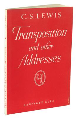 Lot #413 C. S. Lewis Autograph Letter Signed to Inklings Friend Hugo Dyson, with First Edition of Transposition and Other Addresses - Image 2