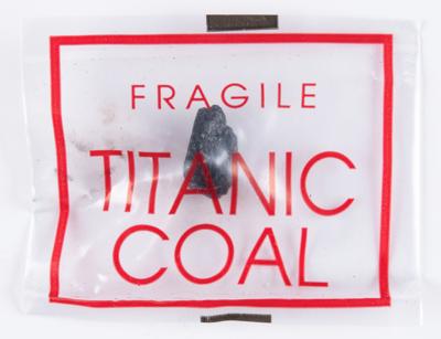 Lot #242 Titanic: Coal Piece Recovered from Wreck