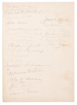 Lot #159 19th Century Notables (120+) Signatures - Image 6