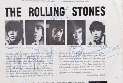 Lot #435 Rolling Stones Fully Signed Debut Album - Image 3