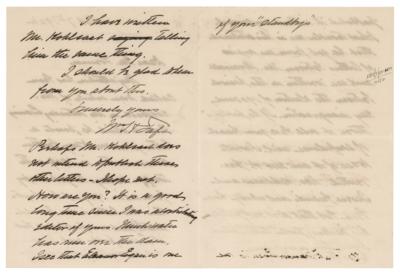 Lot #121 William H. Taft Autograph Letter Signed on Unauthorized Publication of Private Letters to Roosevelt - Image 3