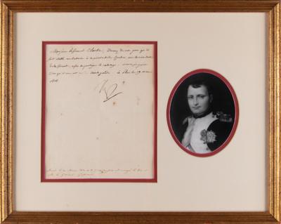 Lot #251 Napoleon Letter Signed, Establishing a